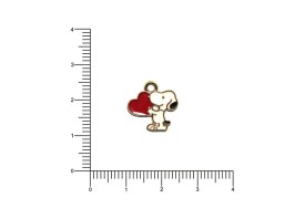 Dije Esmaltado Snoopy x 5